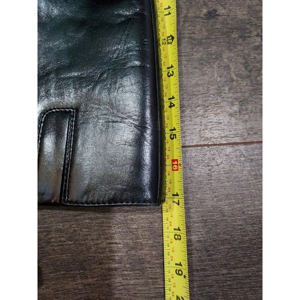 Vince Camuto Melise Extra Wide Calf Black Leather Knee High Boots Size 6.5 W NWT - Picture 8 of 9